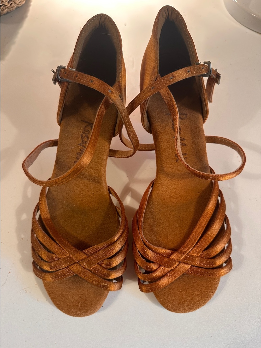 Women’s Ballroom Dance Shoes in Copper